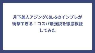 月下美人アジング68L-Sのインプレが衝撃すぎる！コスパ最強説を徹底検証してみた
