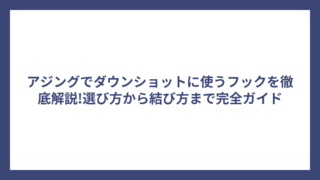 アジングでダウンショットに使うフックを徹底解説!選び方から結び方まで完全ガイド